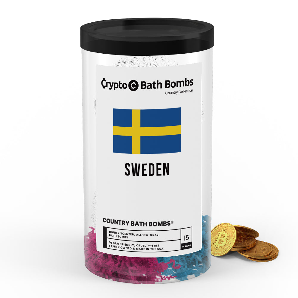 Sweden Country Crypto Bath Bombs