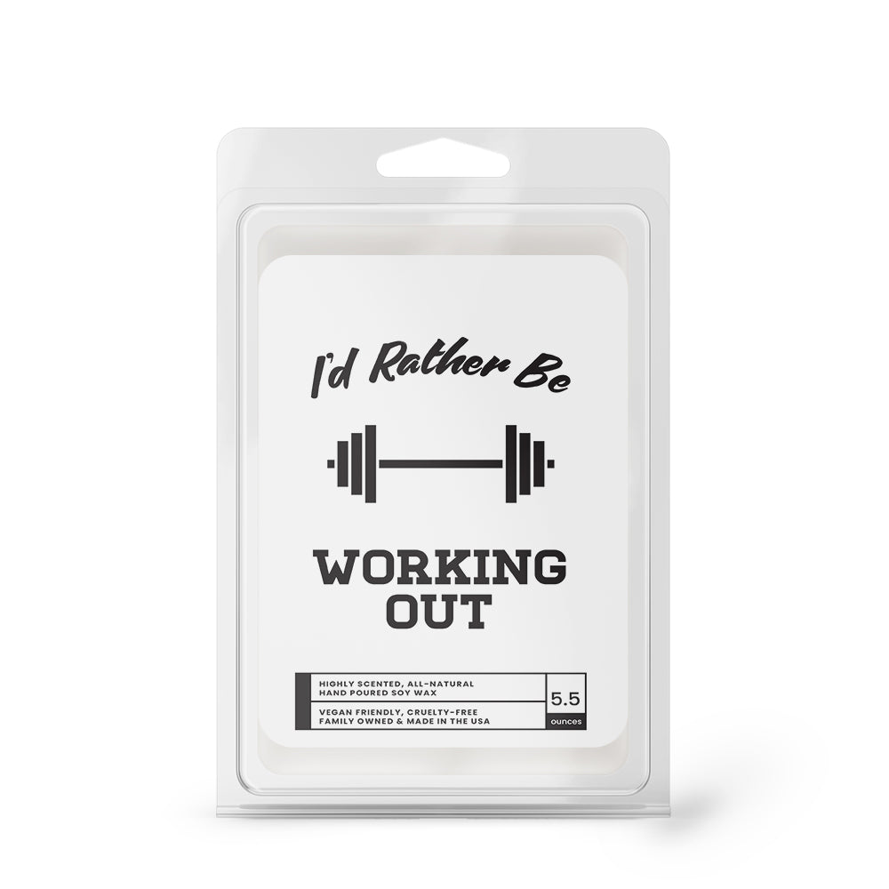 I'd rather be Working Out Wax Melts