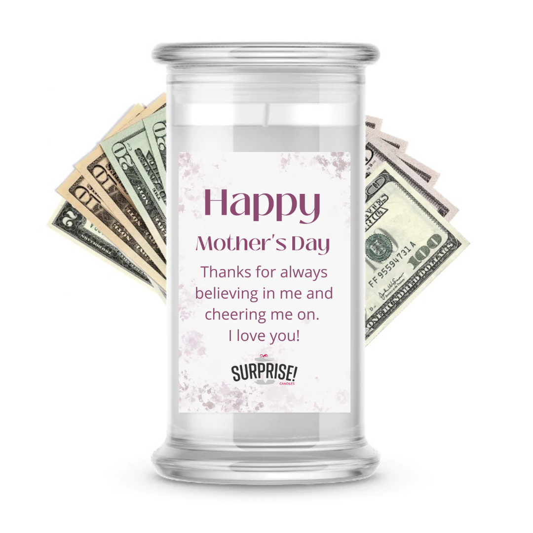 Happy Mother's Day | MOTHERS DAY CASH MONEY CANDLES
