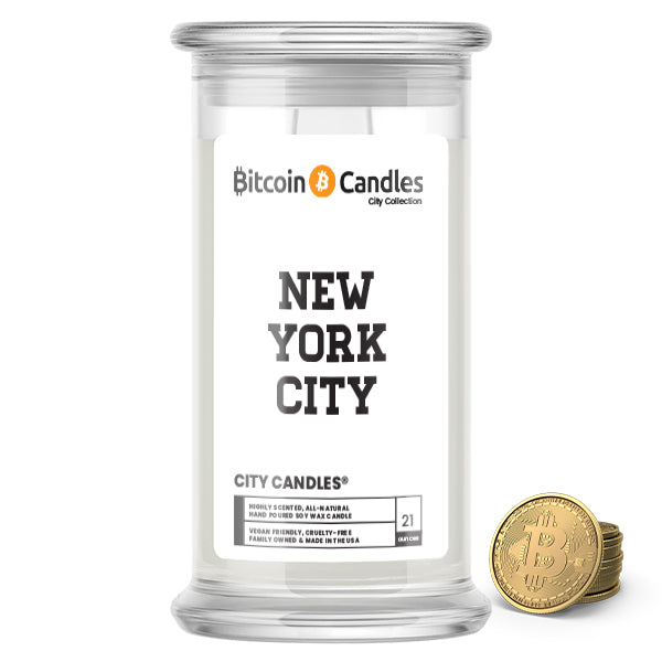 New York City Bitcoin Candles