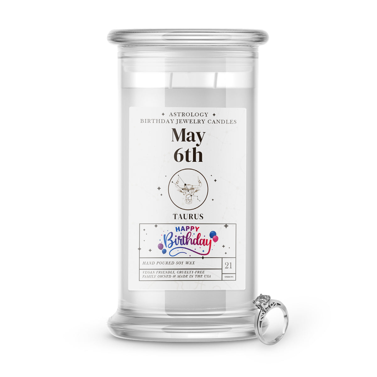 TAURUS | ASTROLOGY BIRTHDAY JEWELRY CANDLES