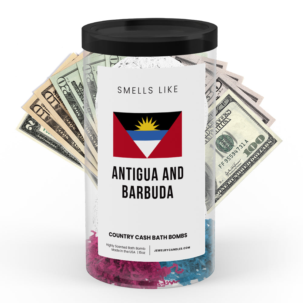 Smells Like Antigua and Barbuda Country Cash Bath Bombs
