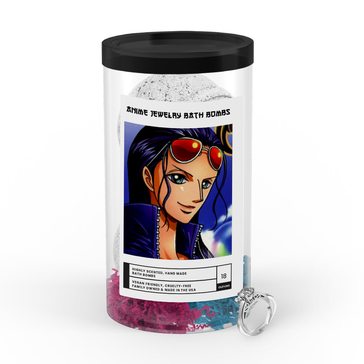 Nico, Robin (ニコ・ロビン) | Anime Jewelry Bath Bombs