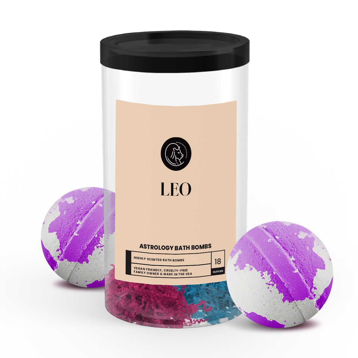 Leo Astrology Bath Bombs