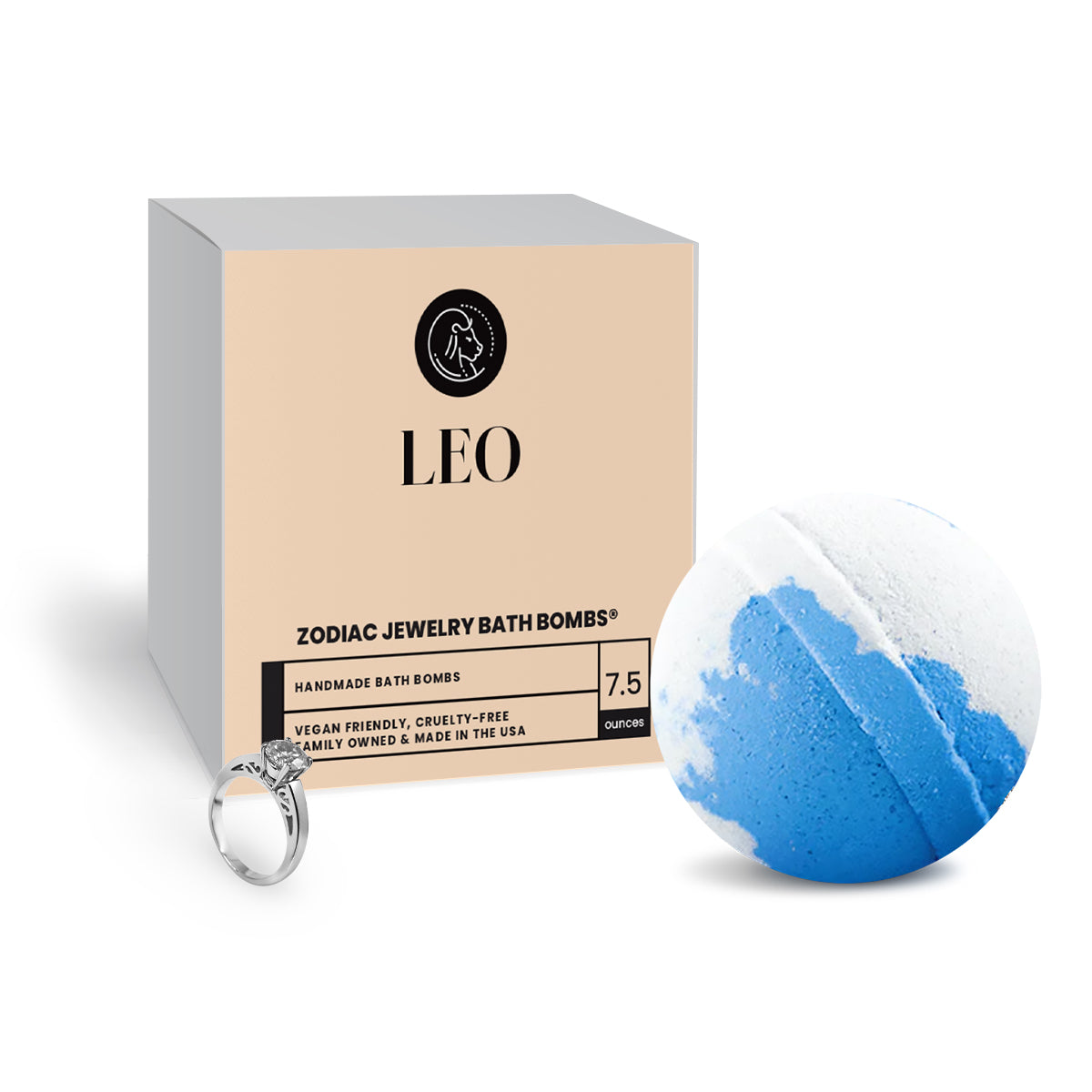 Leo Zodiac Jewelry Bath Bomb