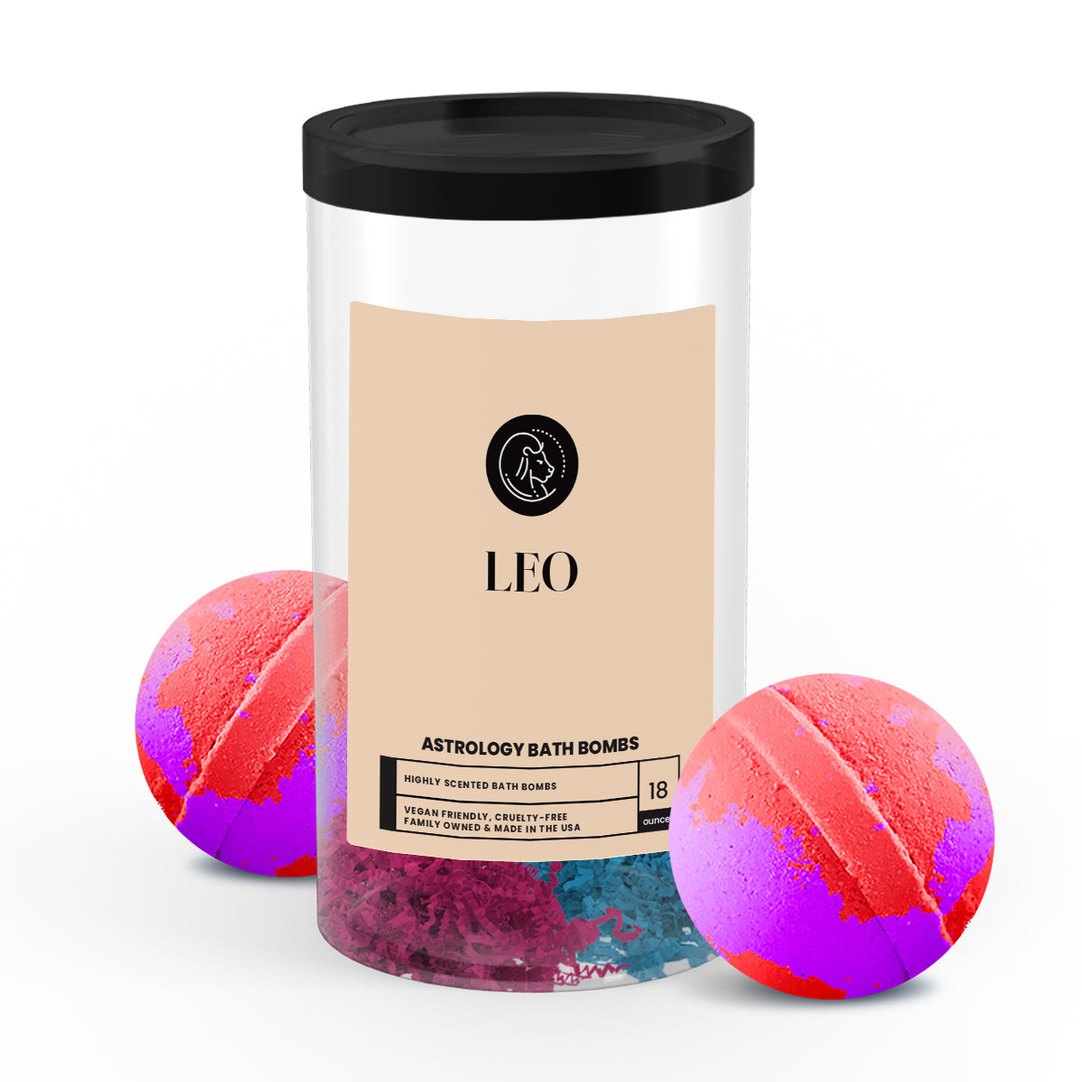Leo Astrology Bath Bombs