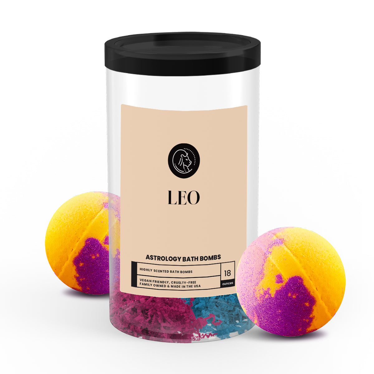 Leo Astrology Bath Bombs