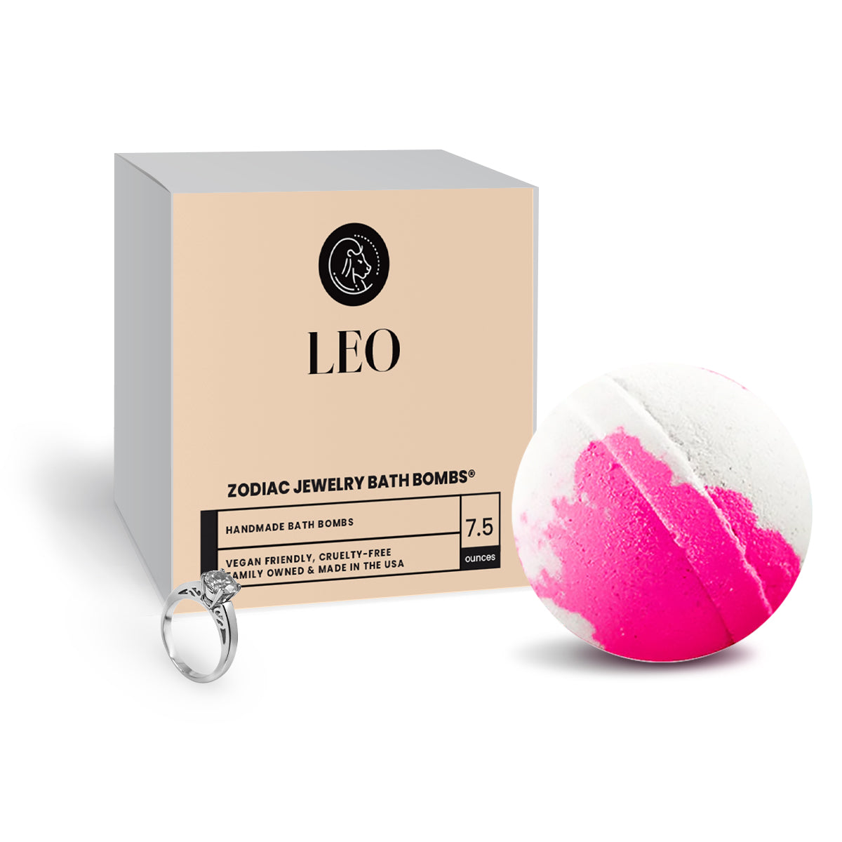 Leo Zodiac Jewelry Bath Bomb