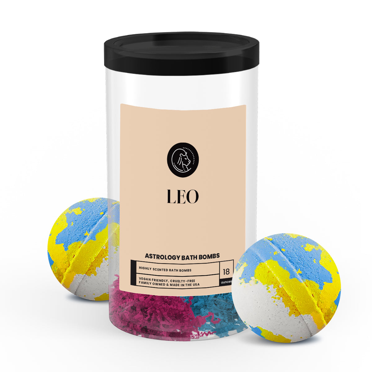 Leo Astrology Bath Bombs