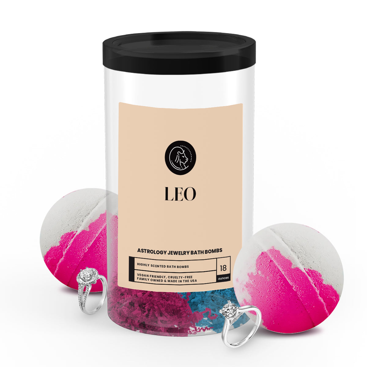 Leo Astrology Jewelry Bath Bombs