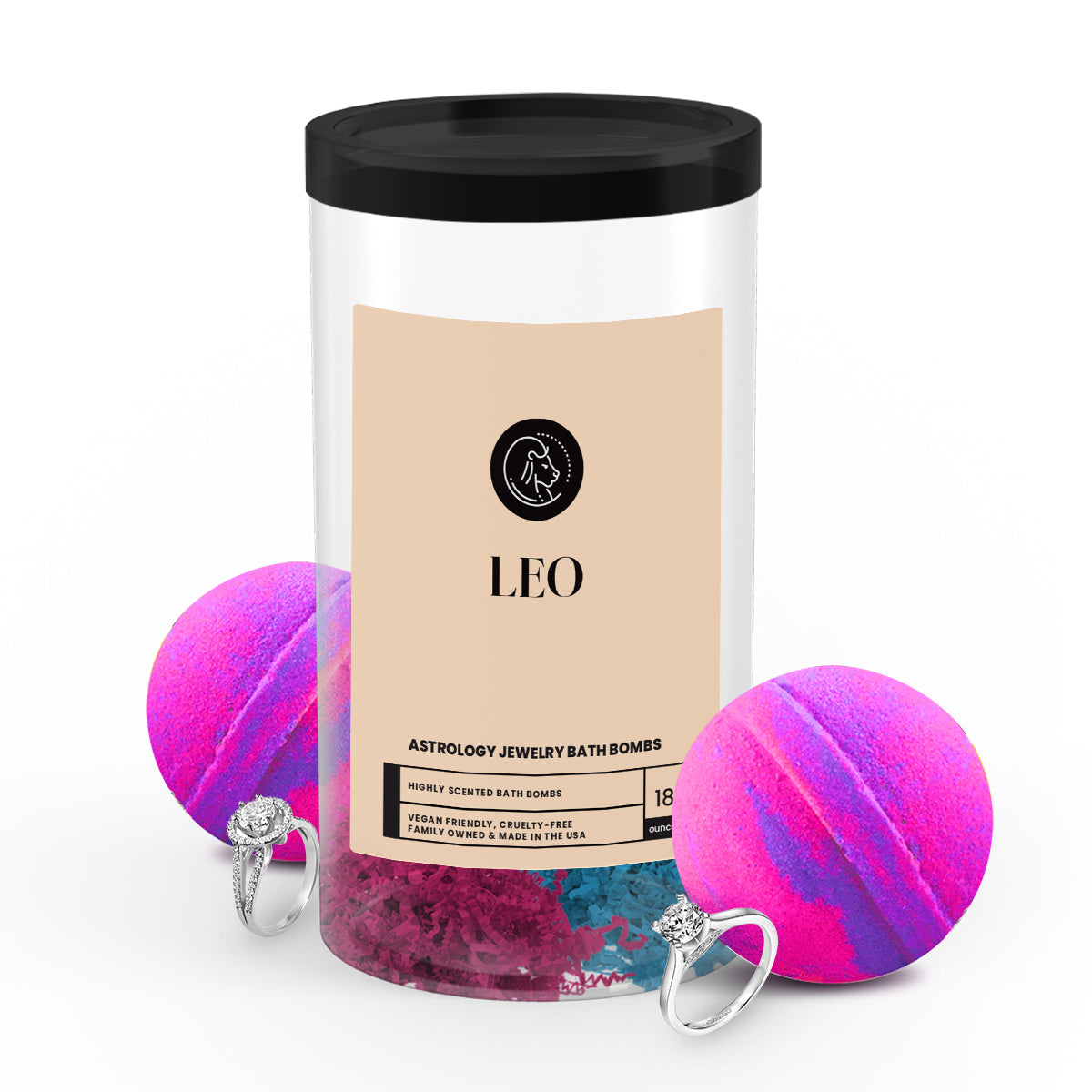 Leo Astrology Jewelry Bath Bombs