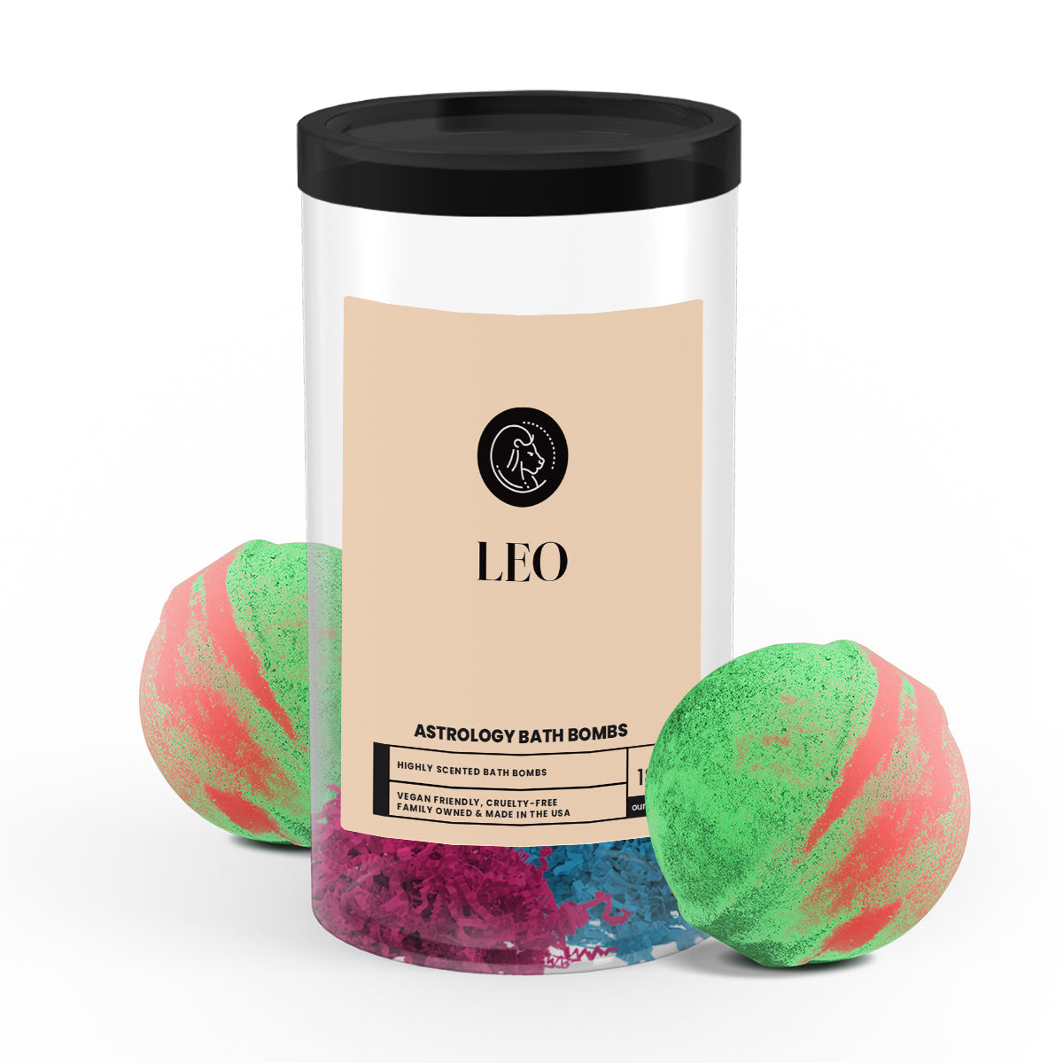 Leo Astrology Bath Bombs