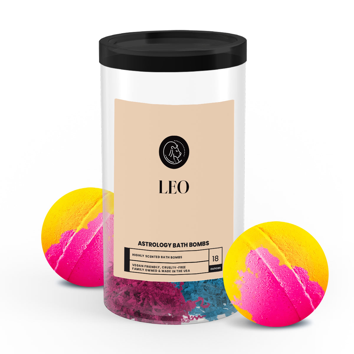 Leo Astrology Bath Bombs