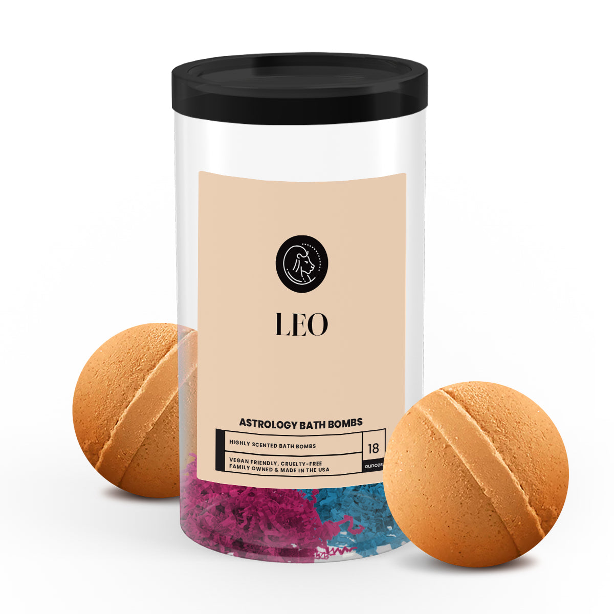 Leo Astrology Bath Bombs