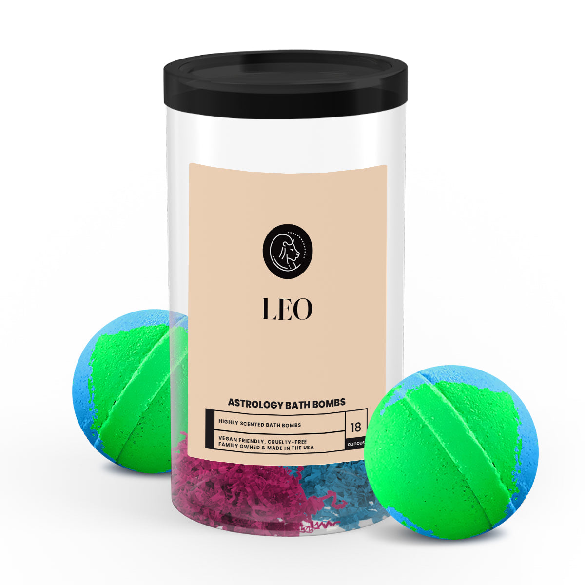Leo Astrology Bath Bombs