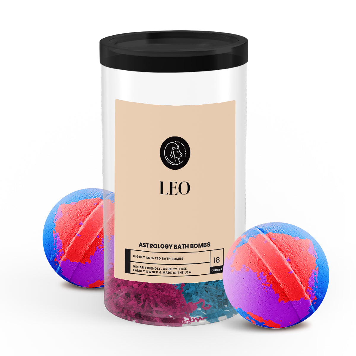 Leo Astrology Bath Bombs