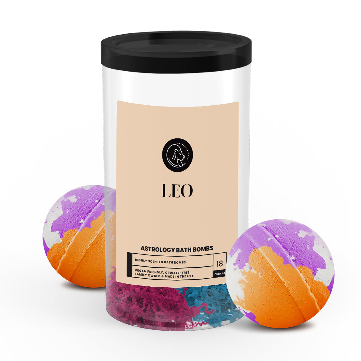Leo Astrology Bath Bombs