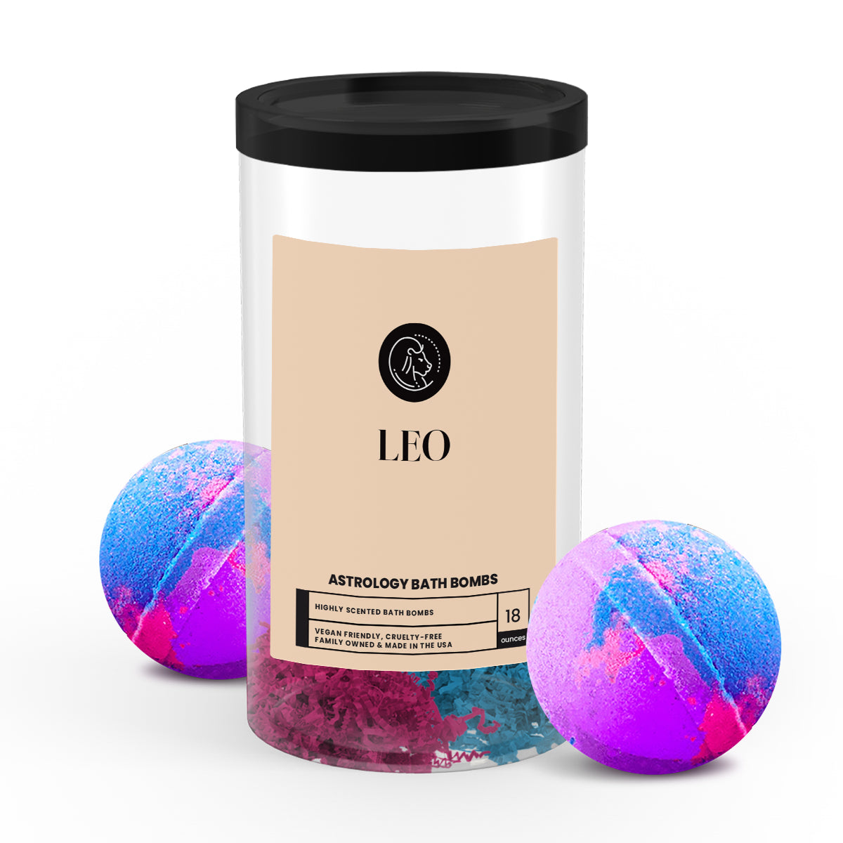 Leo Astrology Bath Bombs