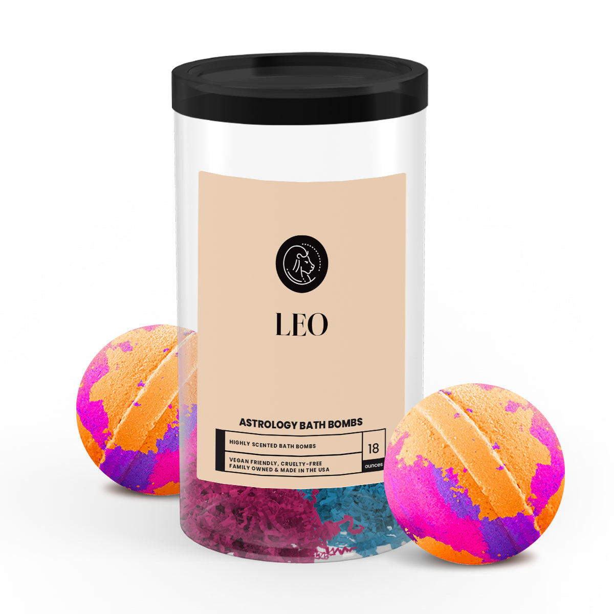 Leo Astrology Bath Bombs