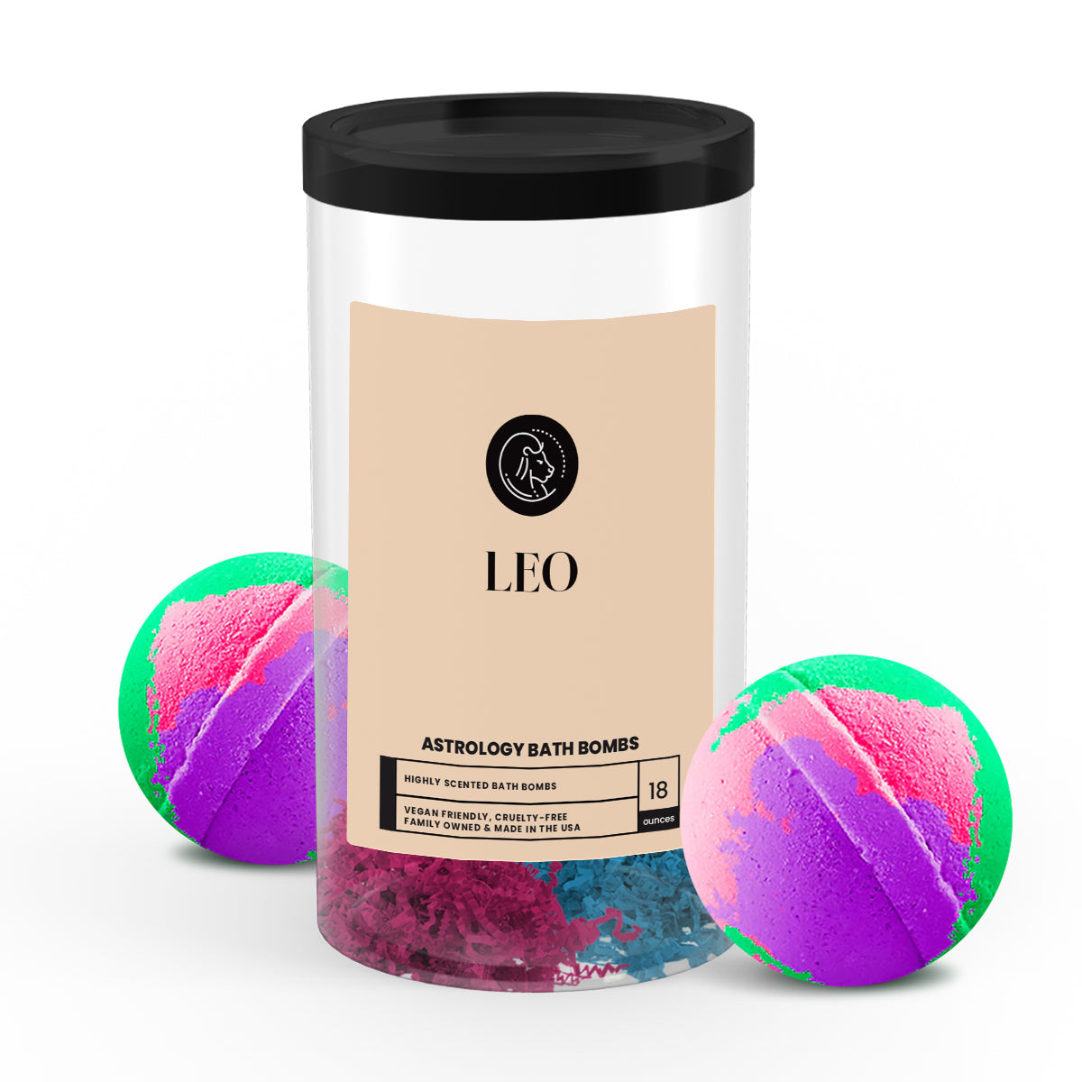Leo Astrology Bath Bombs