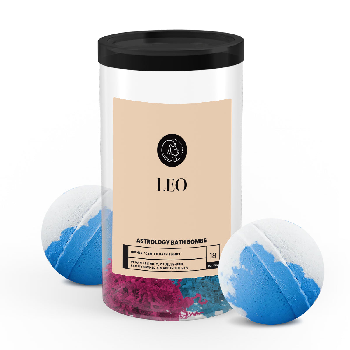 Leo Astrology Bath Bombs