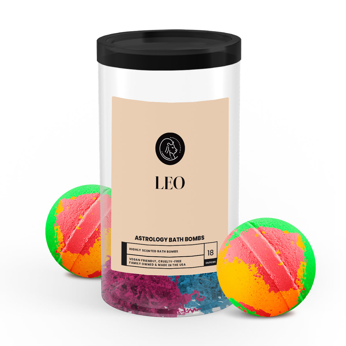 Leo Astrology Bath Bombs