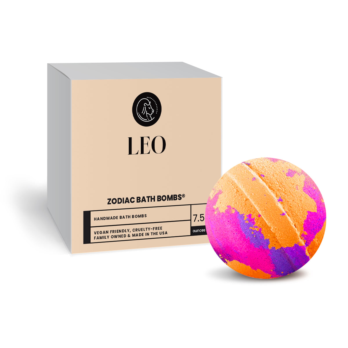 Leo Zodiac Bath Bomb