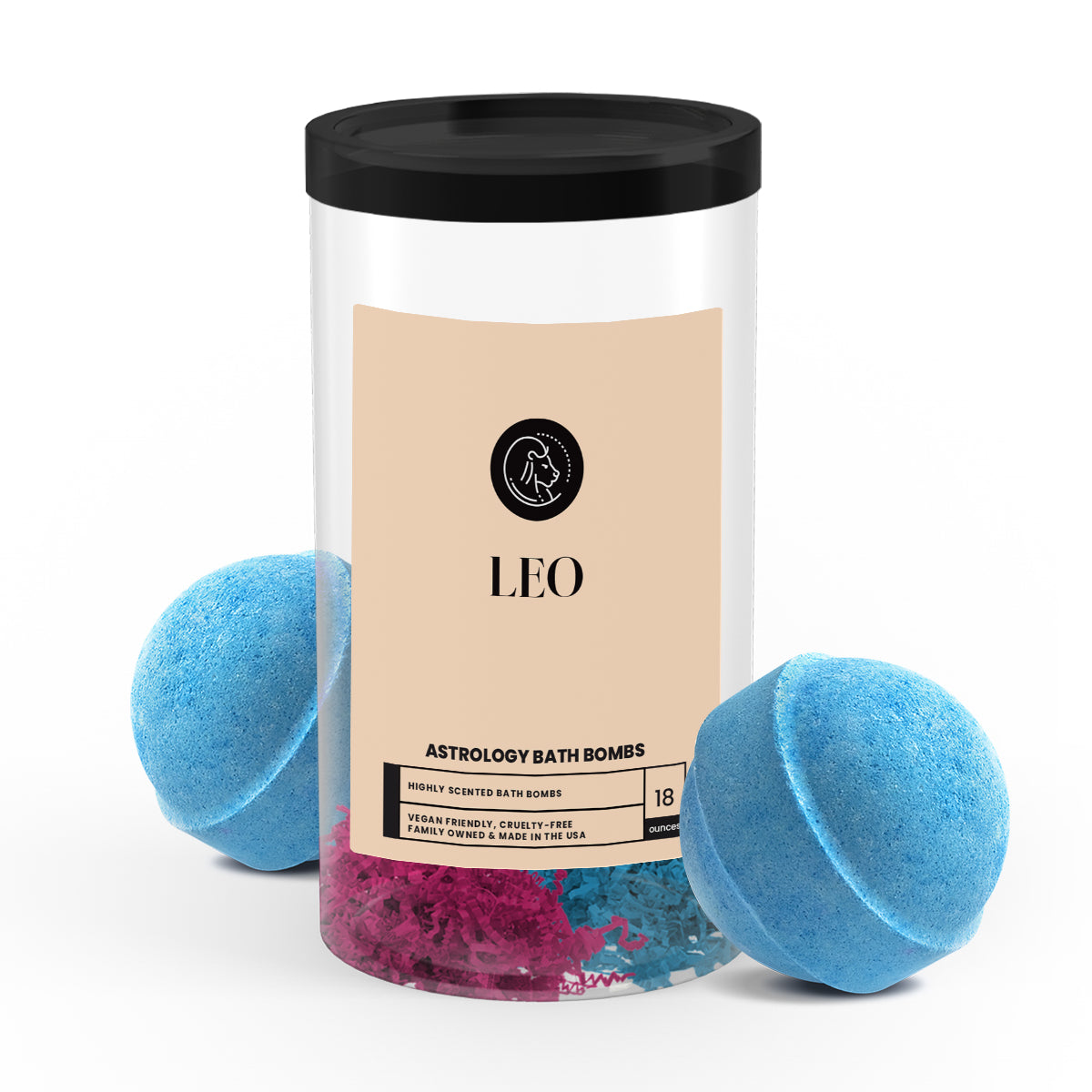 Leo Astrology Bath Bombs