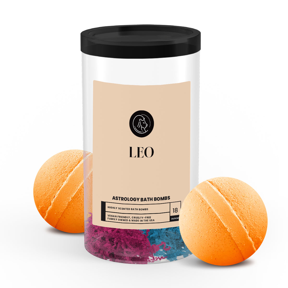 Leo Astrology Bath Bombs
