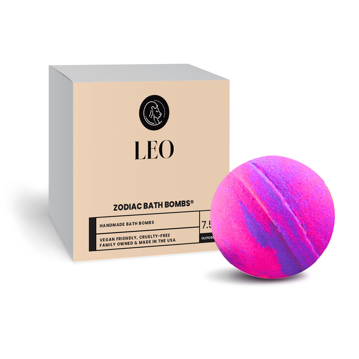 Leo Zodiac Bath Bomb