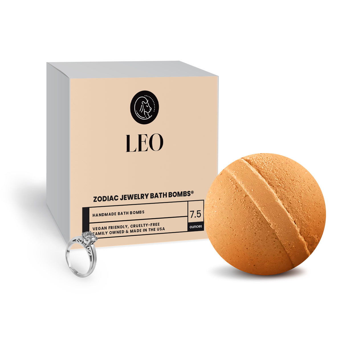 Leo Zodiac Jewelry Bath Bomb