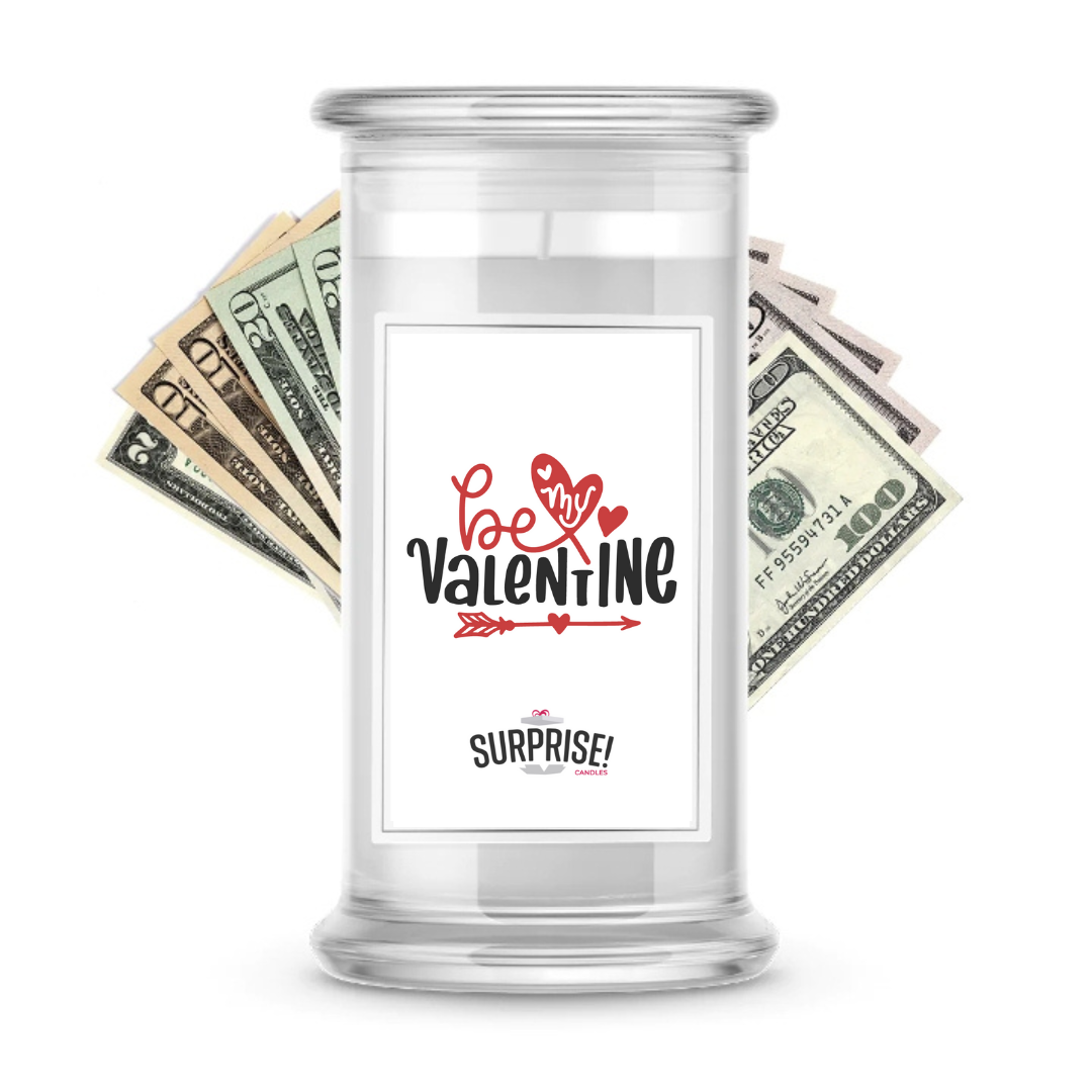 Be My Valentine | Valentine's Day Surprise Cash Candles