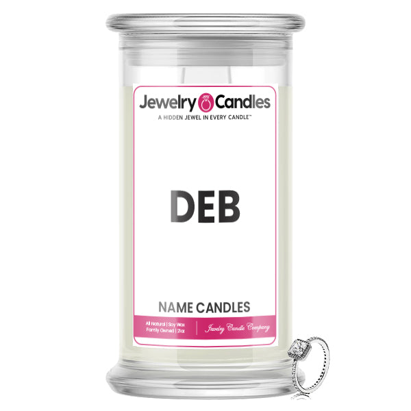 DEB Name Jewelry Candles