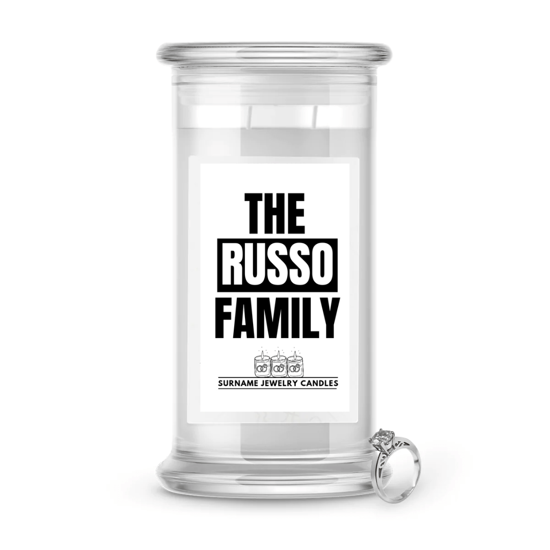 The Russo Family | Surname Jewelry Candles