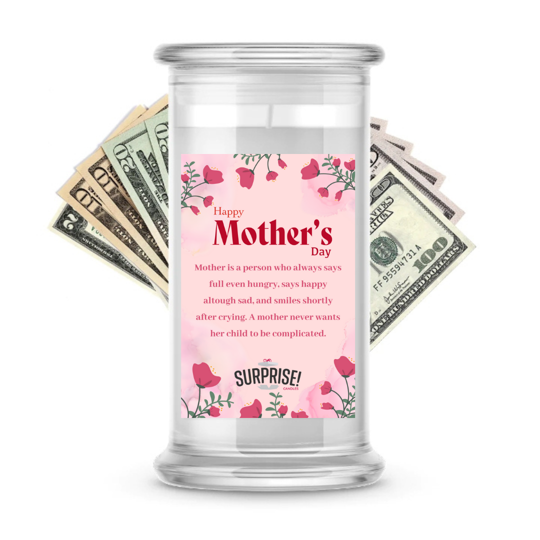 Happy Mother's Day | MOTHERS DAY CASH MONEY CANDLES