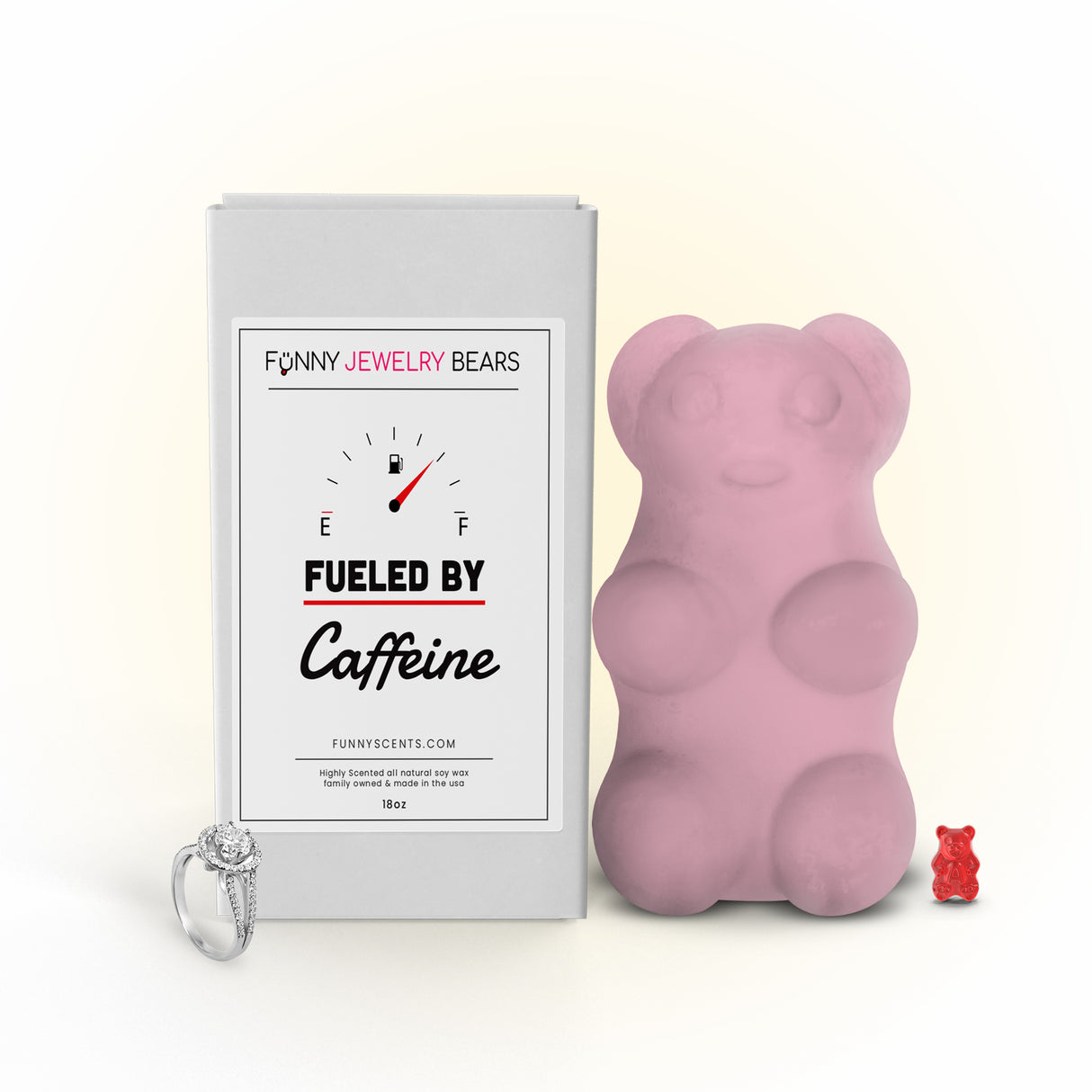 Fueled By Caffeine Funny Jewelry Bear Wax Melts