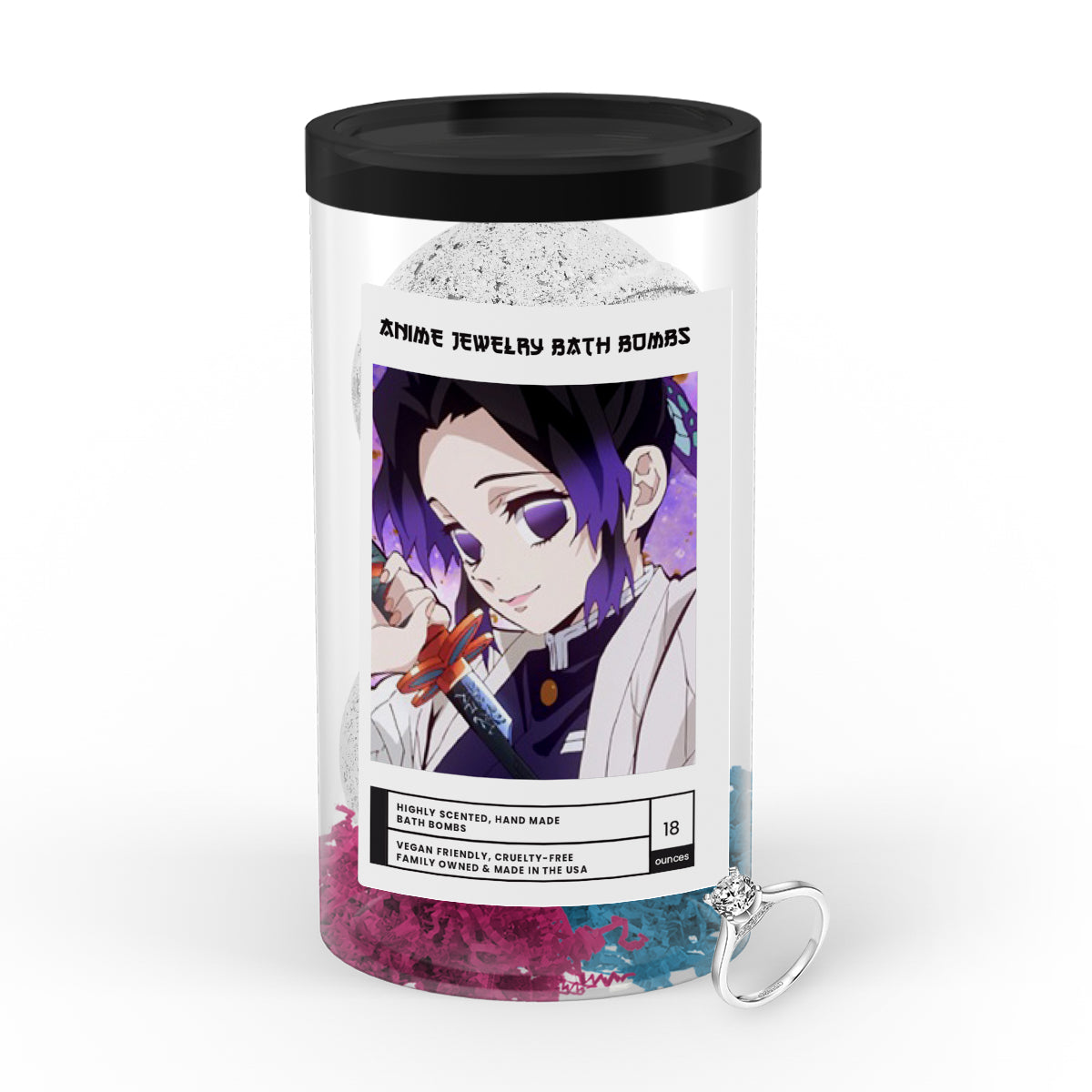 Kochou, Shinobu (胡蝶 しのぶ) | Anime Jewelry Bath Bombs