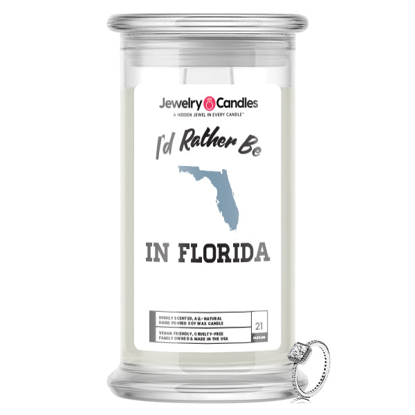 I'd rather be In Florida Jewelry Candles