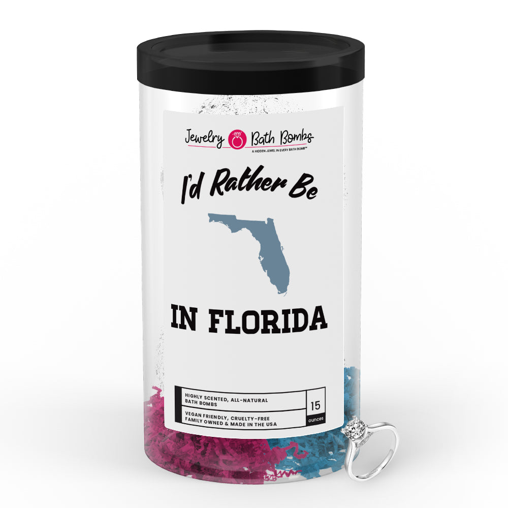 I'd rather be In Florida Jewelry Bath Bombs