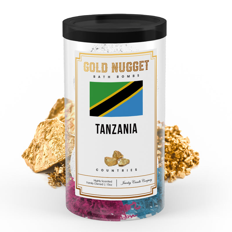 Tanzania Countries Gold Nugget Bath Bombs
