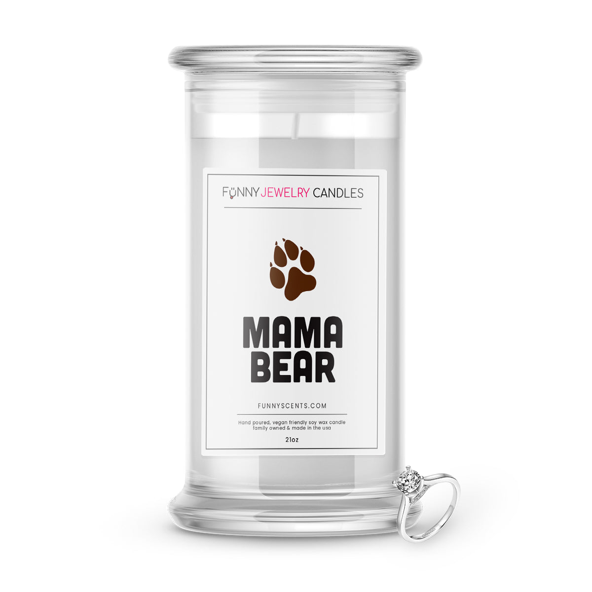 MAMA Bear Jewelry Funny Candles