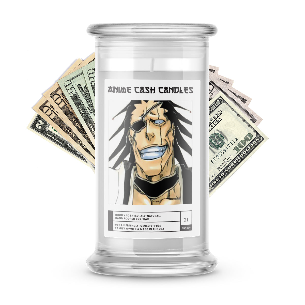 Zaraki, Kenpachi | Anime Cash Candle