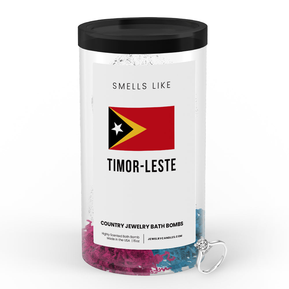 Smells Like Timor-Leste Country Jewelry Bath Bombs