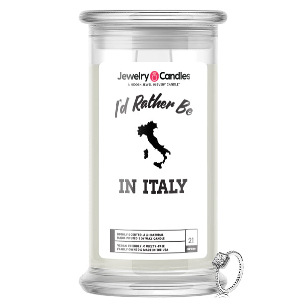 I'd rather be In Italy Jewelry Candles