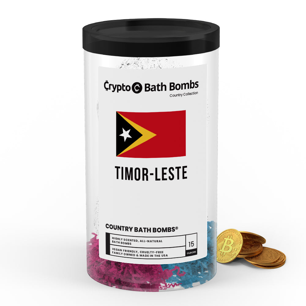 Timor-Leste Country Crypto Bath Bombs