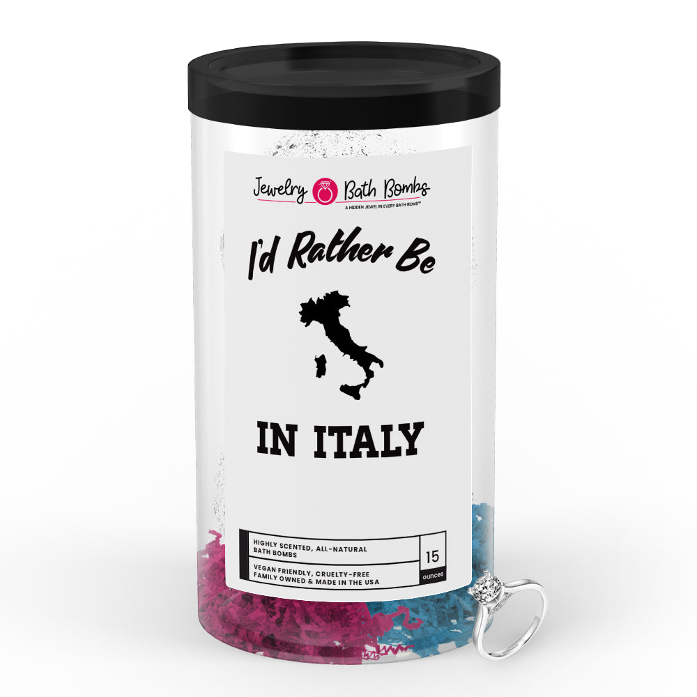 I'd rather be In Italy Jewelry Bath Bombs