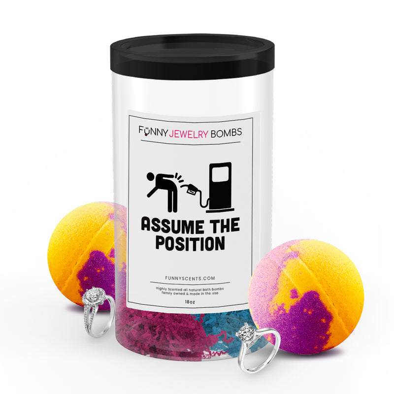 Assume The Position Funny Jewelry Bath Bombs