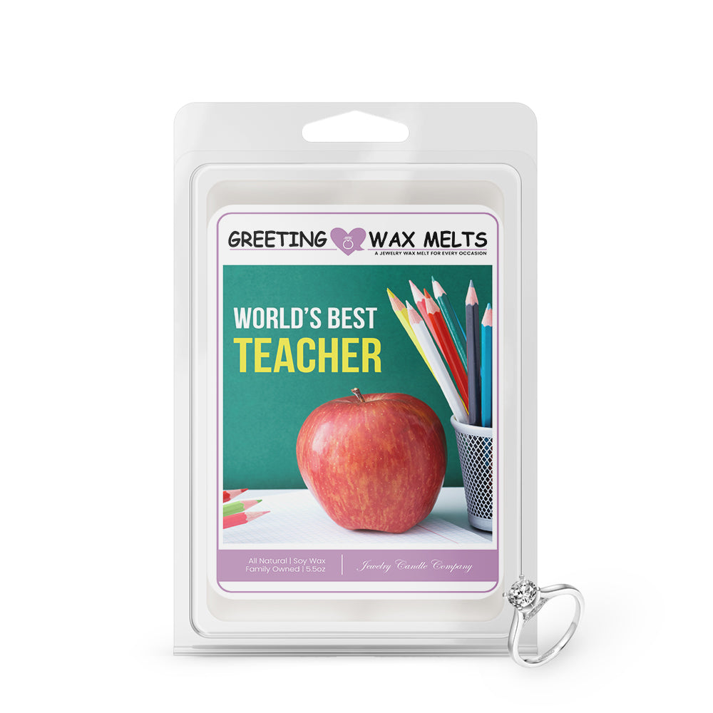 World's best teacher Greetings Wax Melt