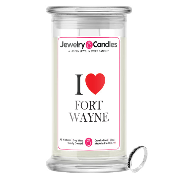 I Love FORT WAYNE Jewelry City Love Candles