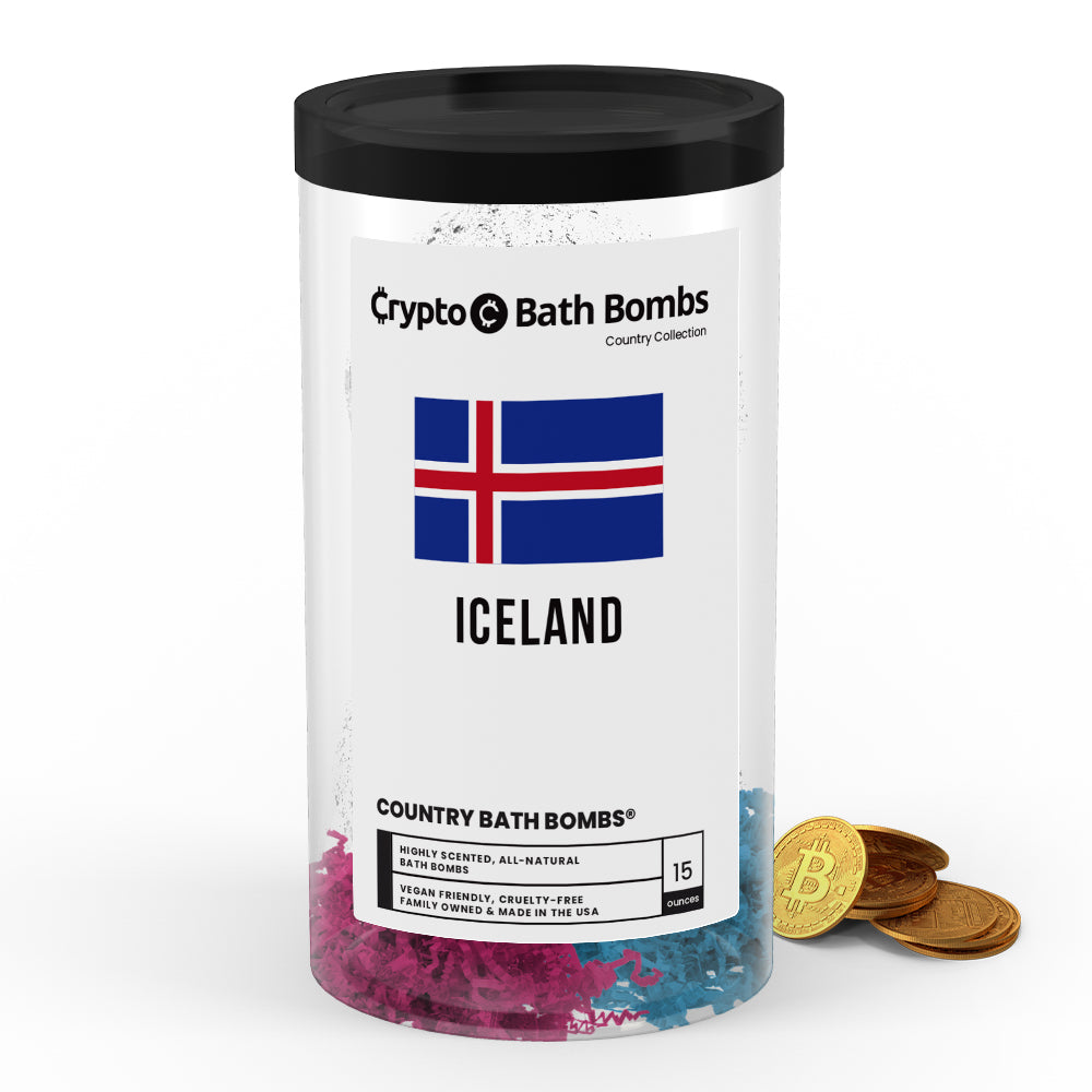 Iceland Country Crypto Bath Bombs